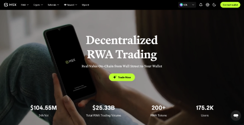 麦通（MSX）官网全新升级：设计驱动RWA交易平台品牌化