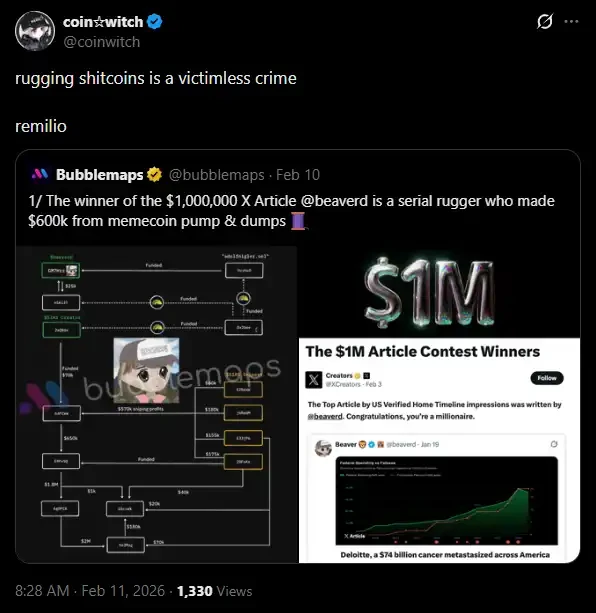 左手揭黑百万美元，右手发盘60万归零：Beaver的双面人生