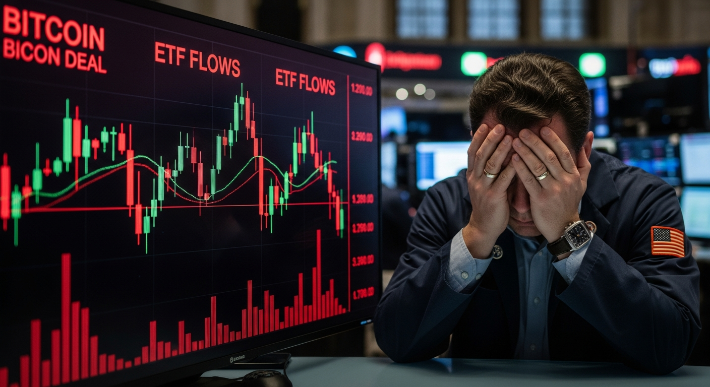 4.104亿美元资金净流出……比特币ETF连续四周遇“逆风”，斯坦查德也将目标价下调至10万美元