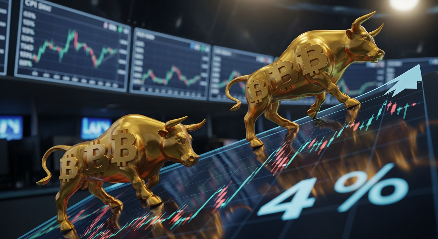 迅速上涨+4%...比特币因CPI意外惊喜重破69,190美元关口，但“3月降息”概率不足10%