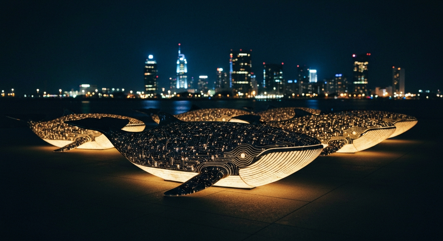 持有100枚以上比特币的巨鲸钱包即将突破2万个关口……是囤积信号还是持有占比停滞？