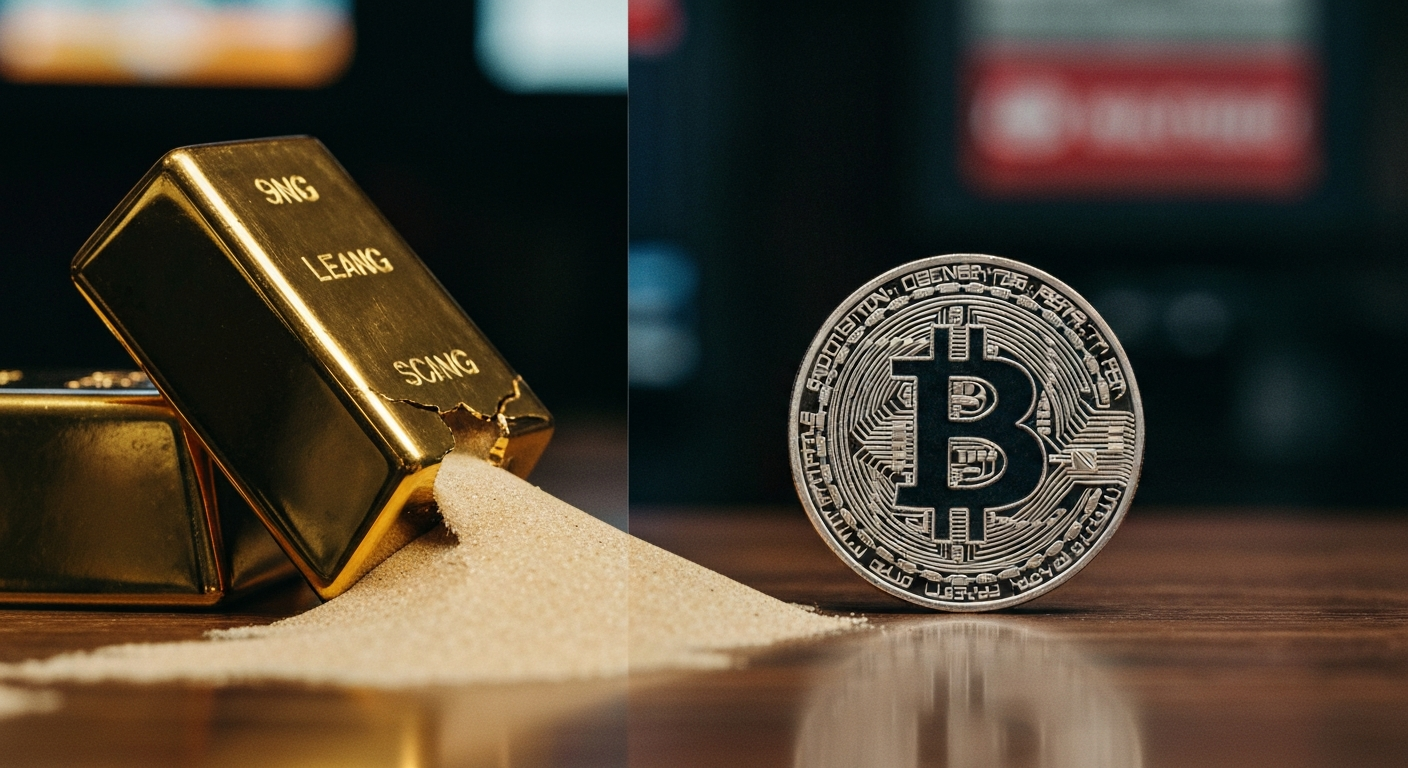 黄金避险属性受考验 比特币ETF资金流入显现机构信心