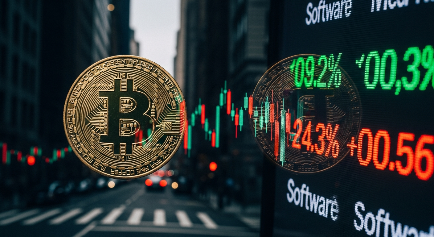 比特币与软件股联动背后的宏观逻辑