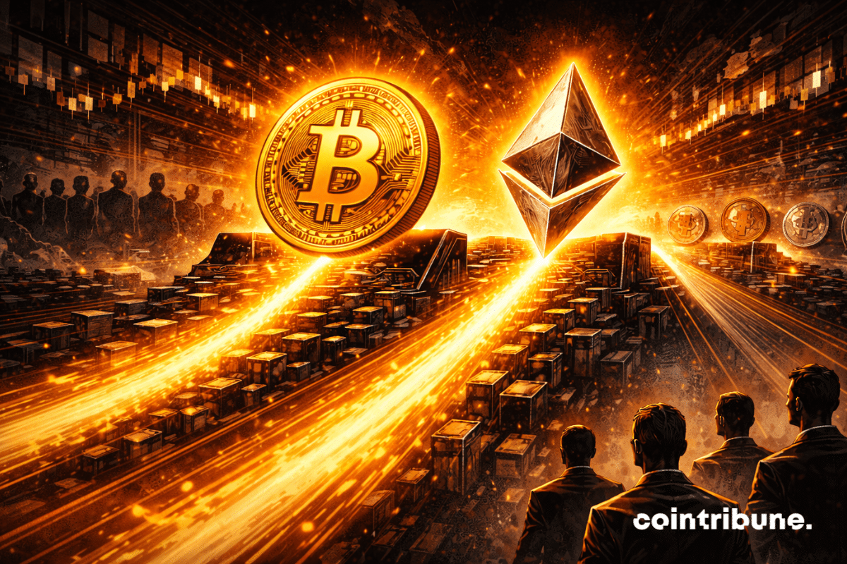 贝莱德揭示机构加密投资偏好：比特币与以太坊主导资金流向