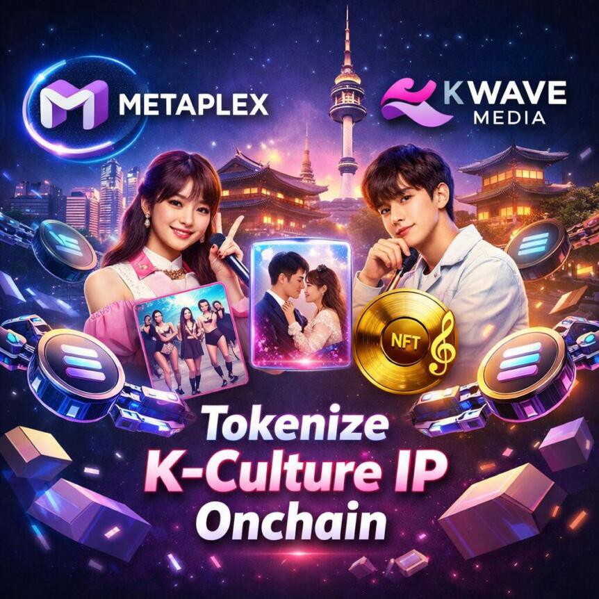 Metaplex与K Wave Media合作推动韩国文化IP链上化