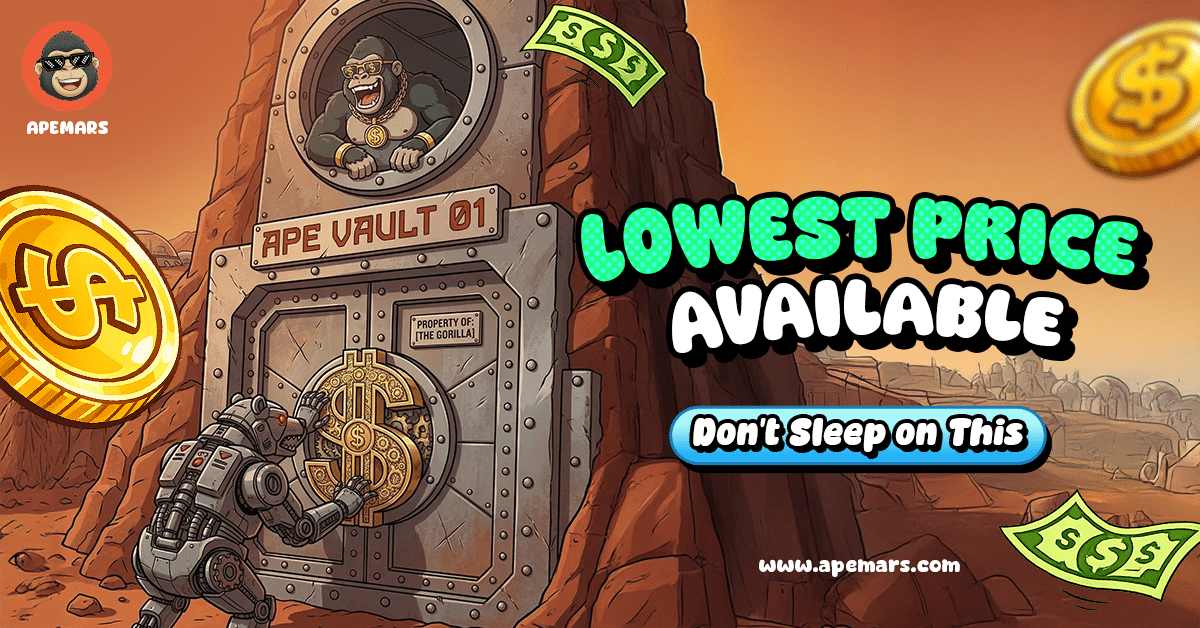 APEMARS预售引爆FOMO，4300%回报率窗口即将关闭