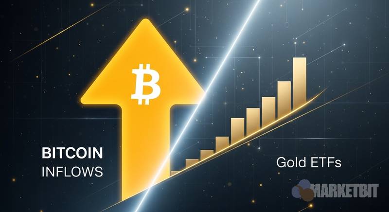 黄金资金流出传言被证伪 比特币流入实为机构主导