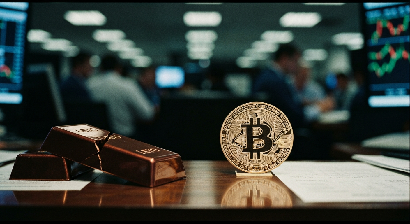 金价暴跌8%动摇避险地位，比特币韧性凸显