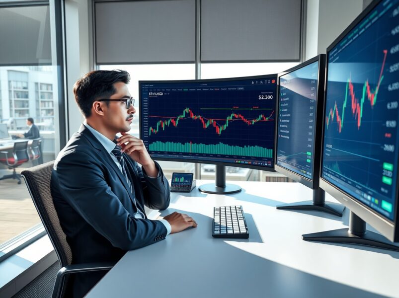 以太坊逼近2300美元实现价，机构建议静待突破信号