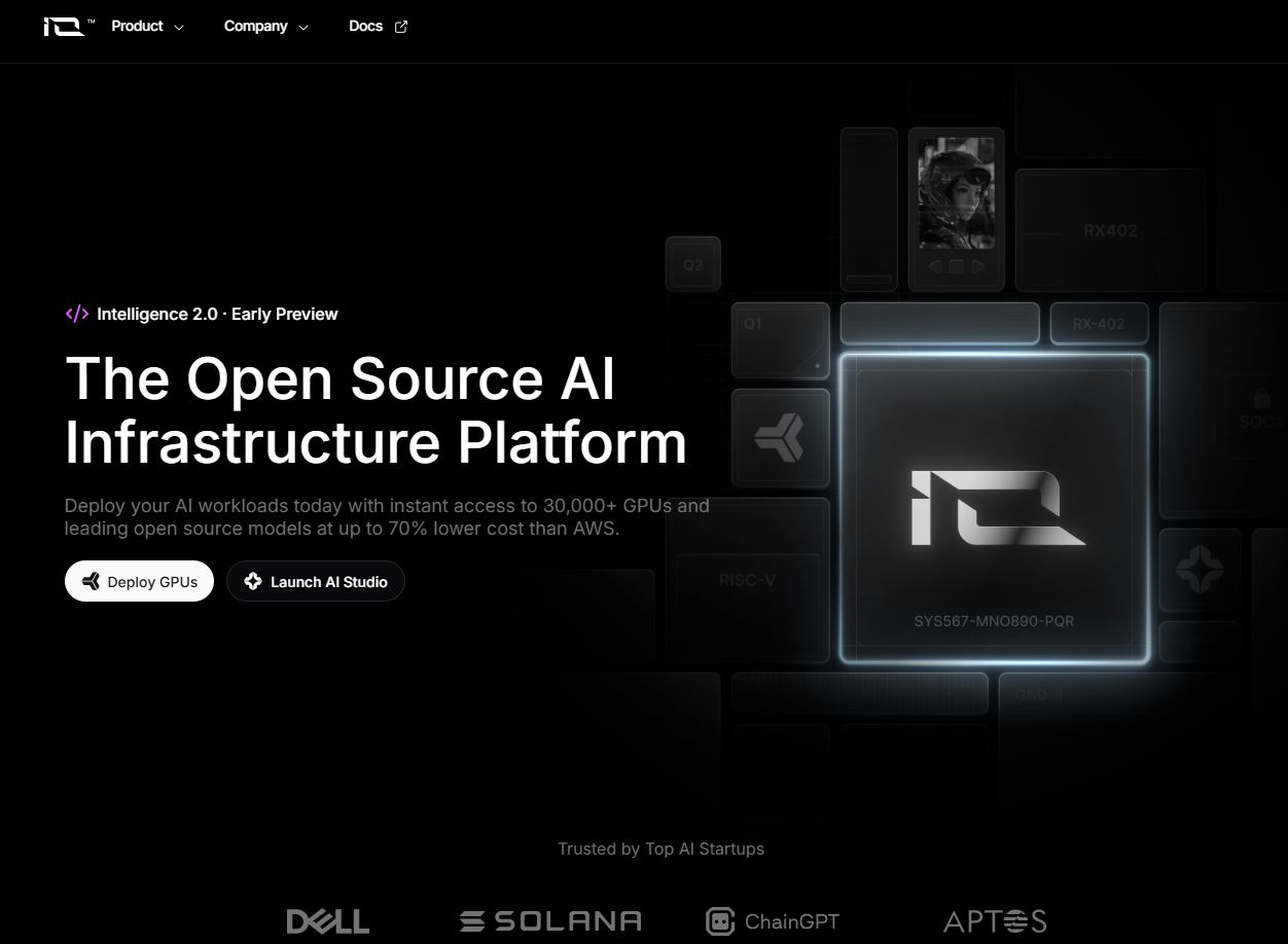 Ionet推智能体计算平台，AI自主调度算力成现实