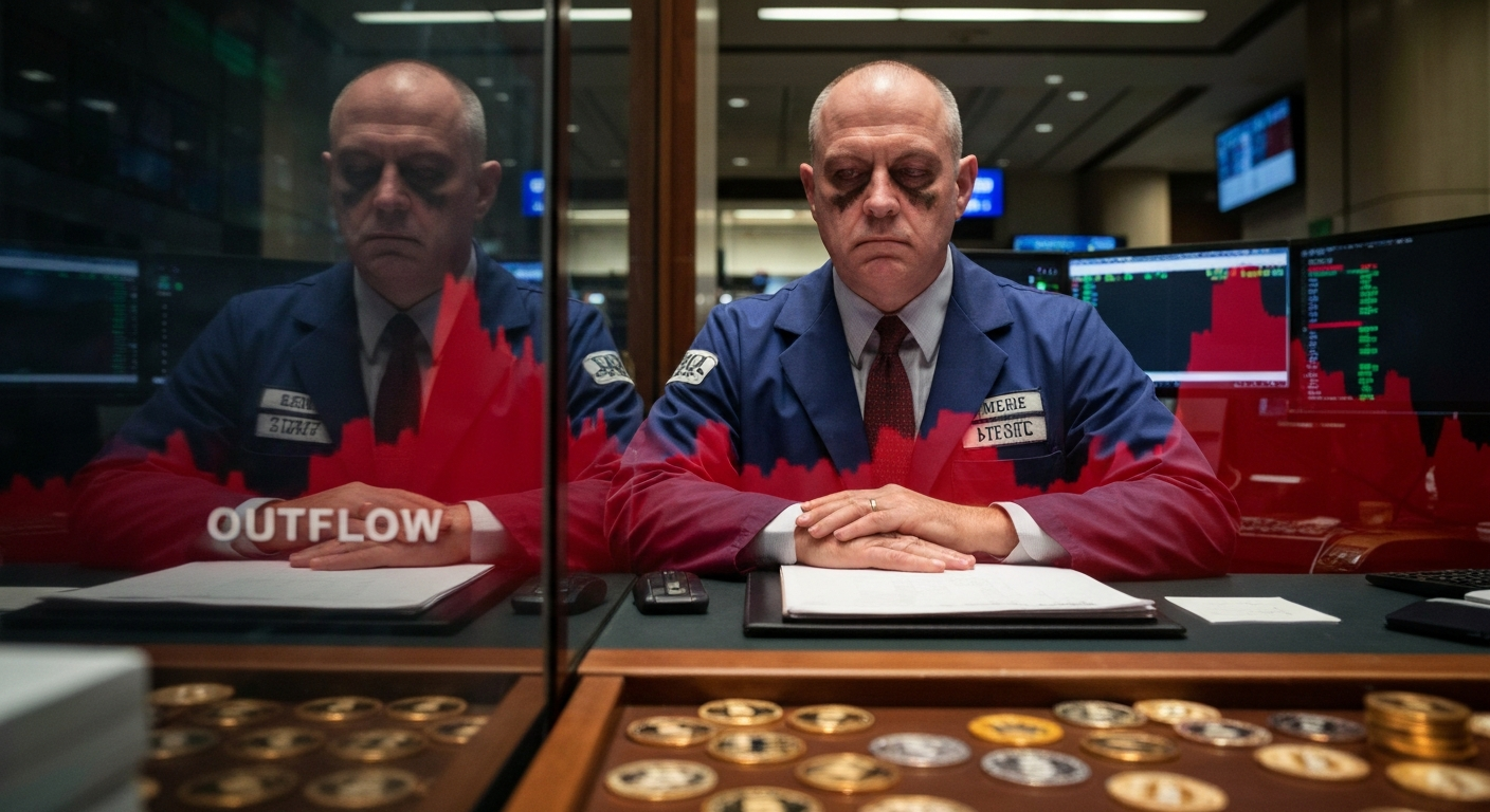 数字资产资金流逆转：以太坊遭抛售，市场震荡待变