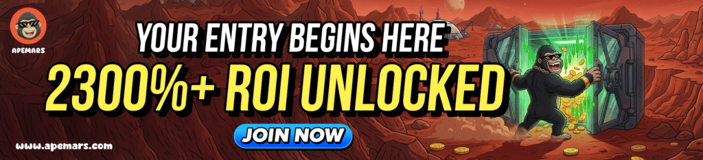 APEMARS预售引爆新叙事：监管风暴前的模因币新机遇