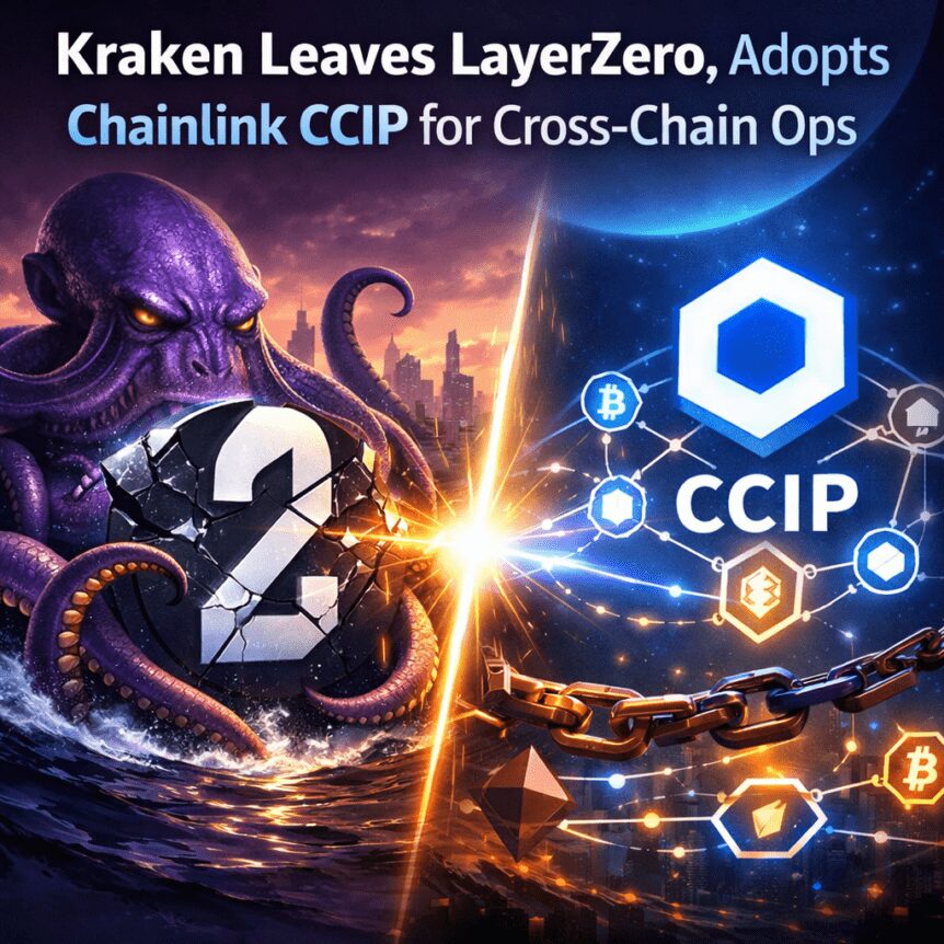 Kraken转向Chainlink CCIP，跨链安全格局重塑