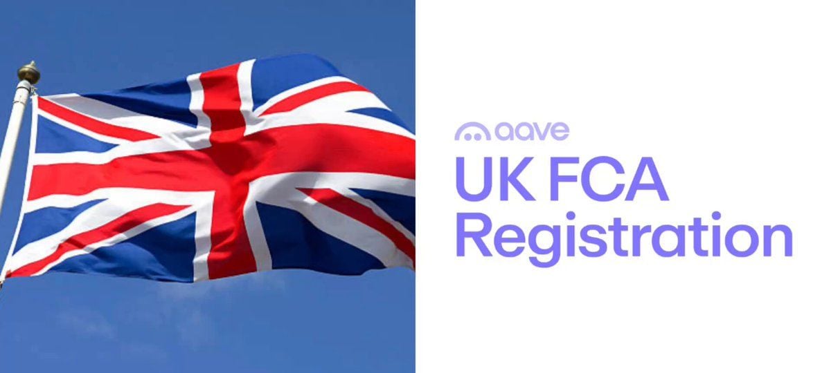 Aave英国子司获FCA许可，稳定币兑换将免手续费