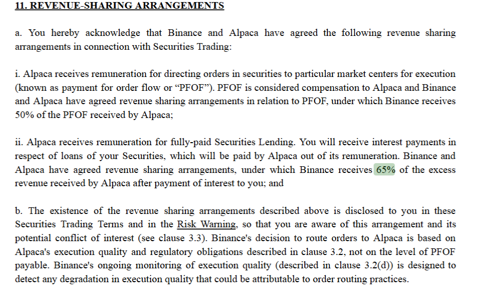 币安与Alpaca分成曝光：代币化股票成新盈利引擎