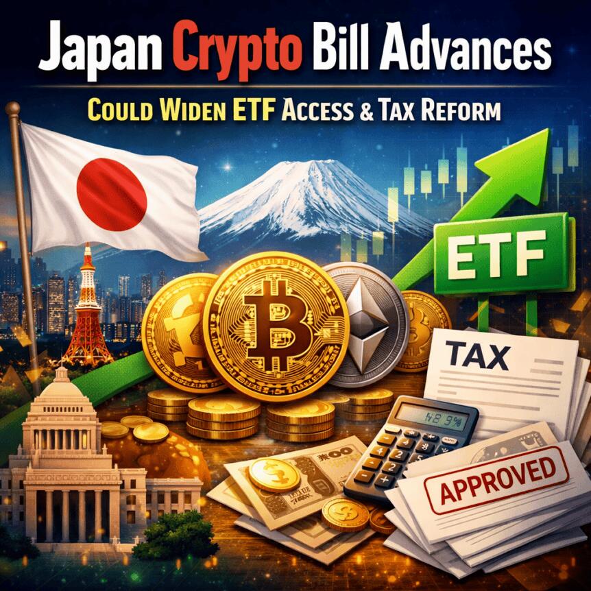 日本拟推加密资产新规：税制统一+ETF准入可期
