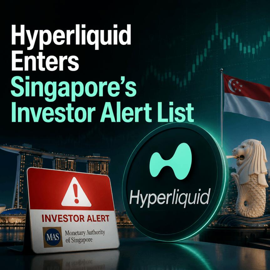 Hyperliquid遭新加坡监管警示：去中心化交易所监管风暴再起