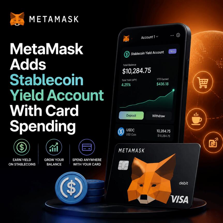 MetaMask推收益账户：稳定币与DeFi融合新路径