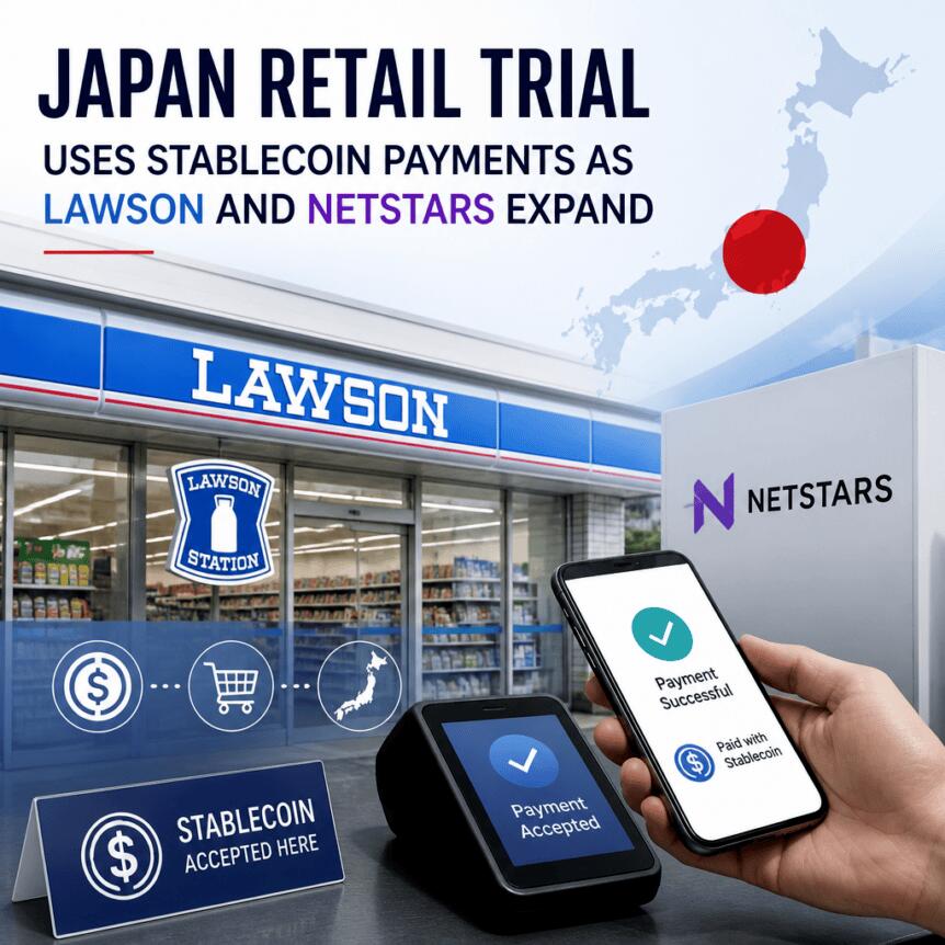 日本便利店试用日元稳定币支付，商业落地迈入关键阶段