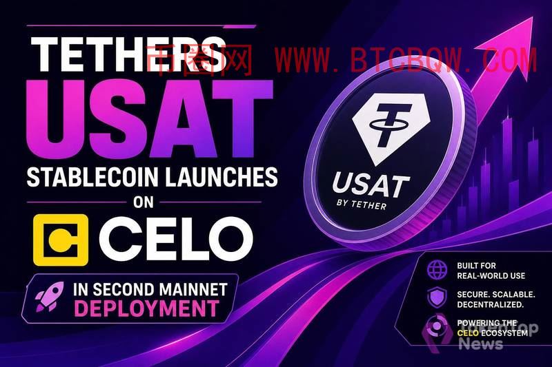 Tether USAT登陆Celo，多链布局迈出关键一步