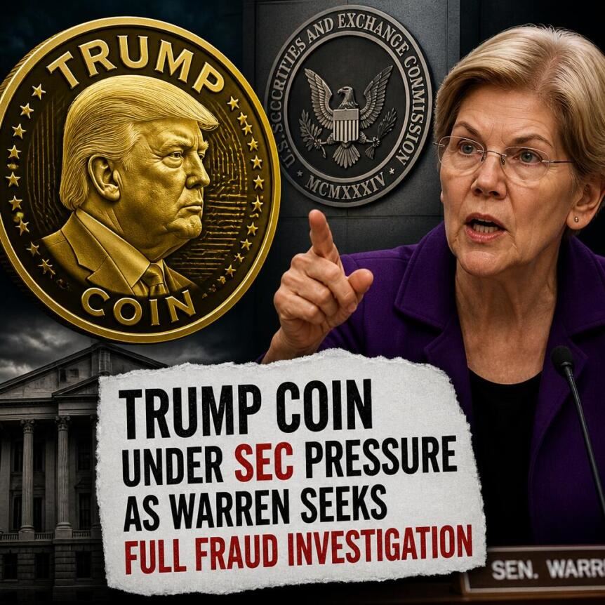 TRUMP币遭参议员狙击：SEC调查请求引发监管风暴