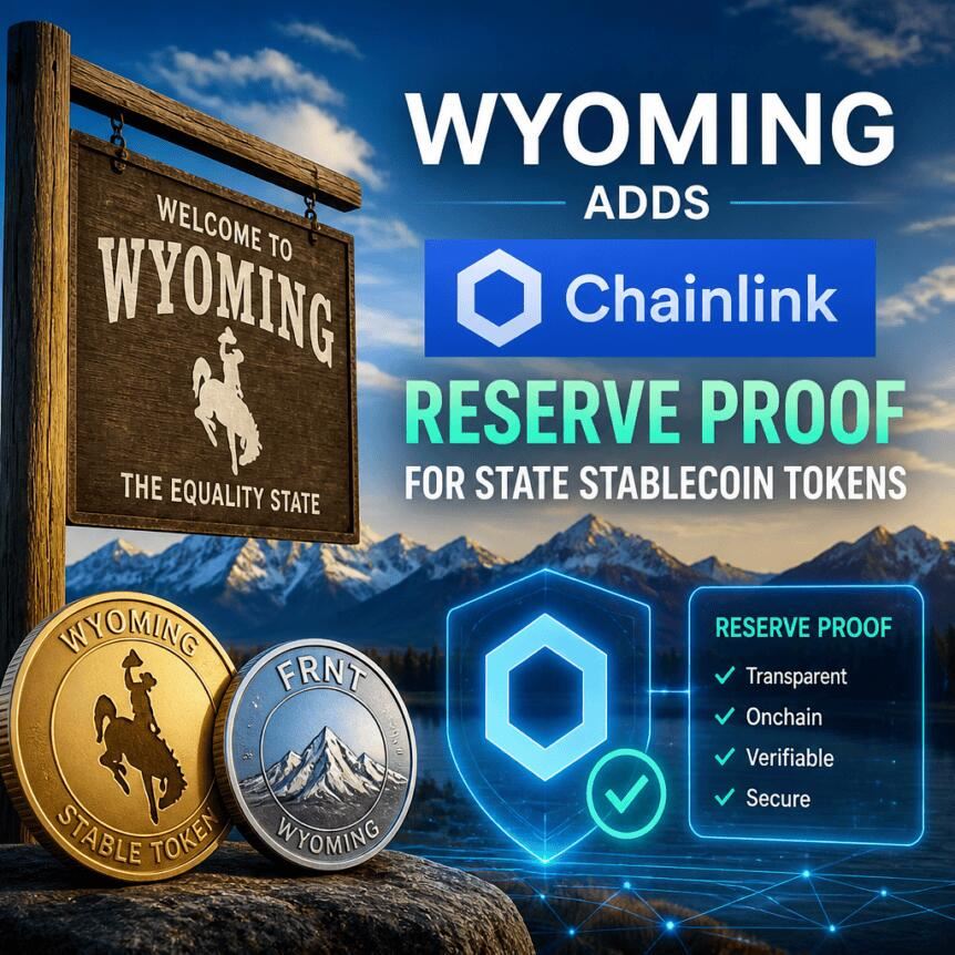 怀俄明州为州稳定币代币引入Chainlink储备证明