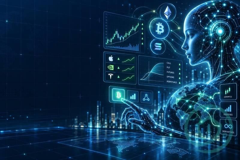 Coinbase表示，AI代理可交易加密货币、股票及衍生品