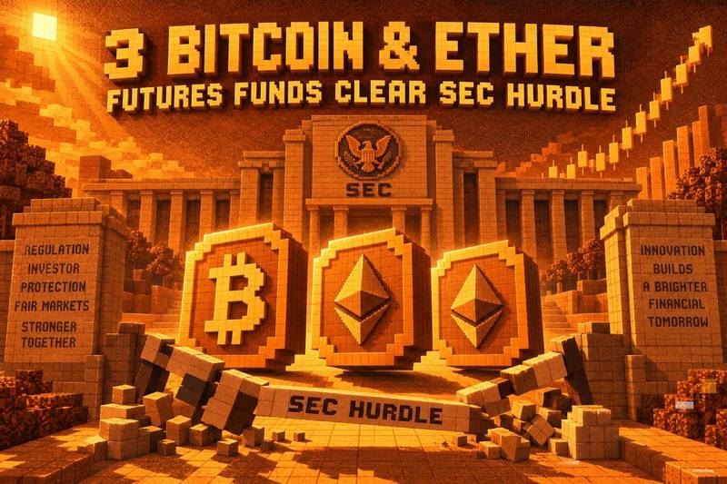 比特币和以太坊期货基金顺利通过SEC审批