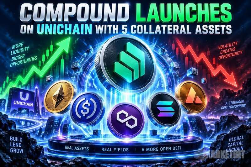 Compound在Unichain上启动，支持5种抵押资产