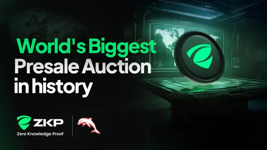 以太坊和卡尔达诺加密货币价格下跌，但 ZKP 的预售拍卖带来了终极 8000 倍火箭